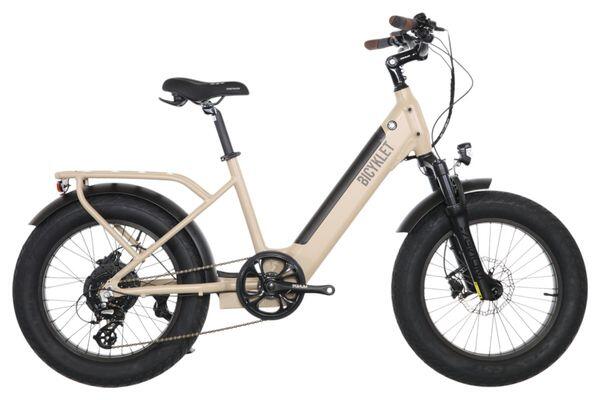 BICYKLET Bicicletta elettrica Shortail Cargo Bike Shimano Altus 7S 670 Wh 20'' Avorio Bei