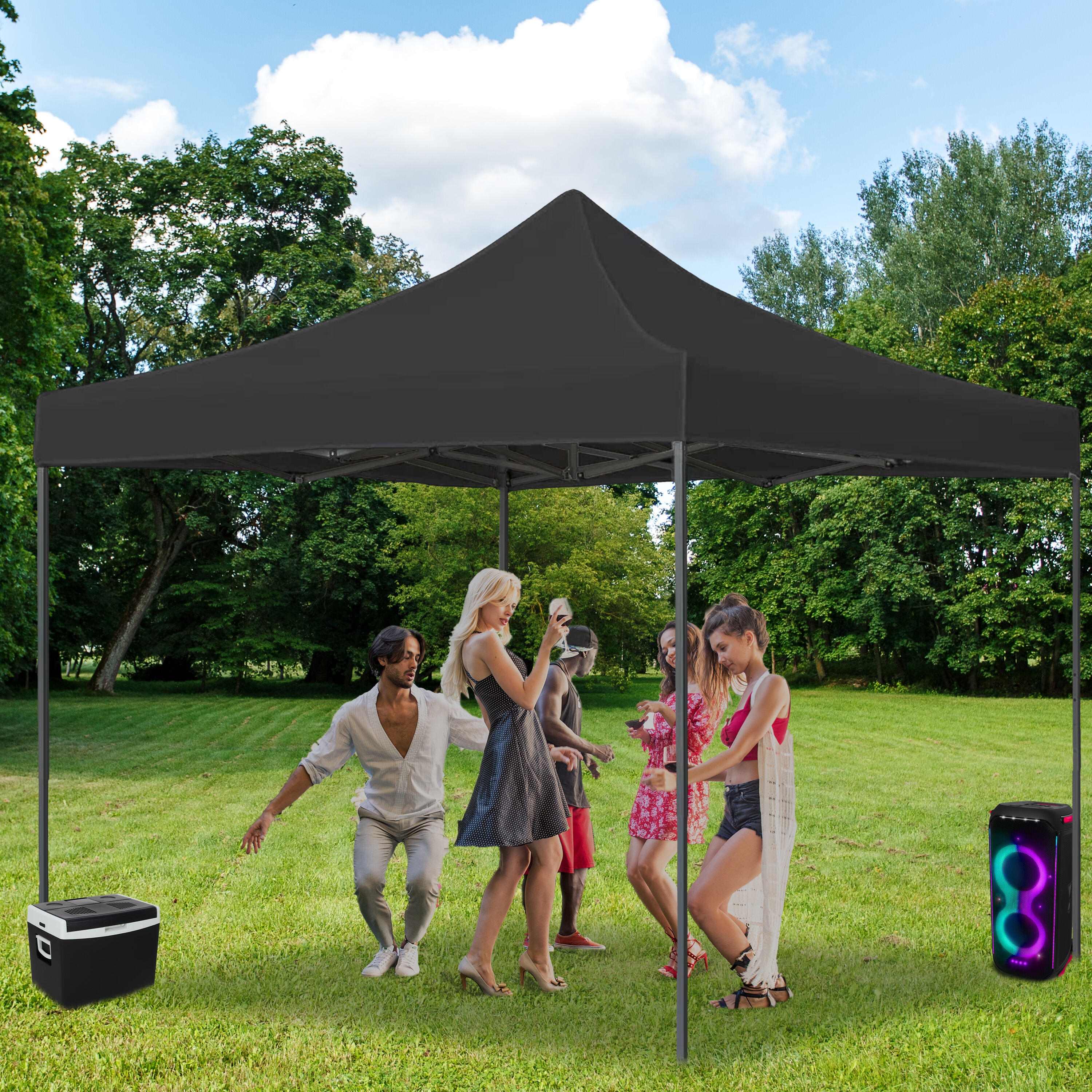 MaxxGarden Barbecue overkapping - Partytent Feesttent Paviljoen - 2,3x1