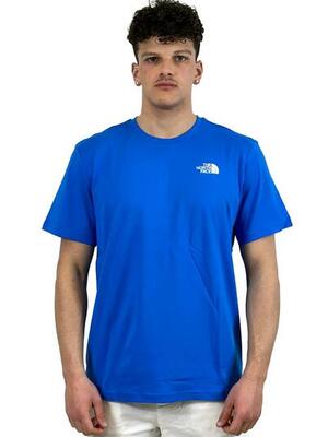 THE NORTH FACE NF0A89FPT4S M Vertical SS Tee T-Shirt Uomo NF0A89FPT4S Royal blue