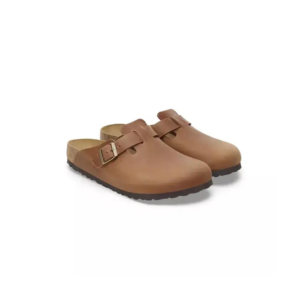 Unisex muły Birkenstock Boston brązowe regular 1028179 3/10