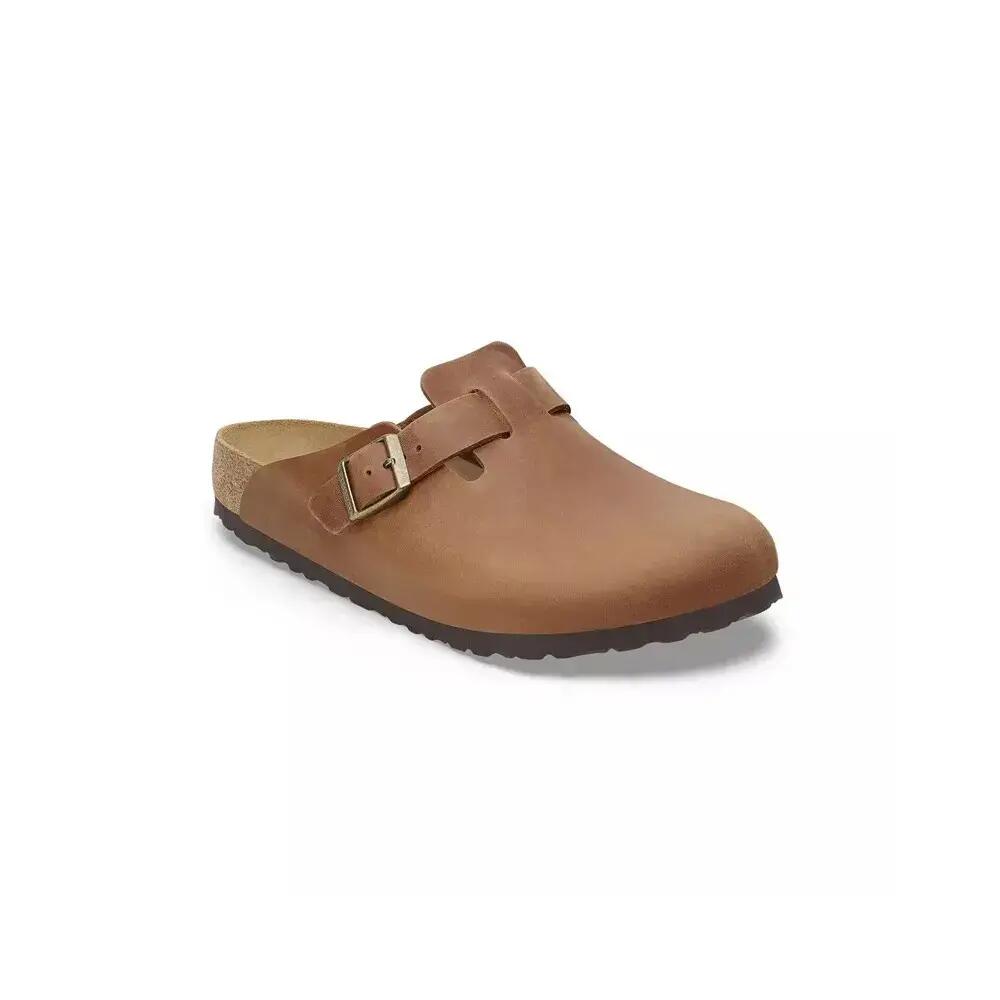 Unisex muły Birkenstock Boston brązowe regular 1028179 2/10