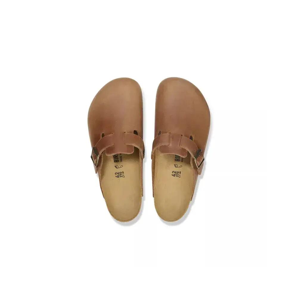 Unisex muły Birkenstock Boston brązowe regular 1028179 5/10