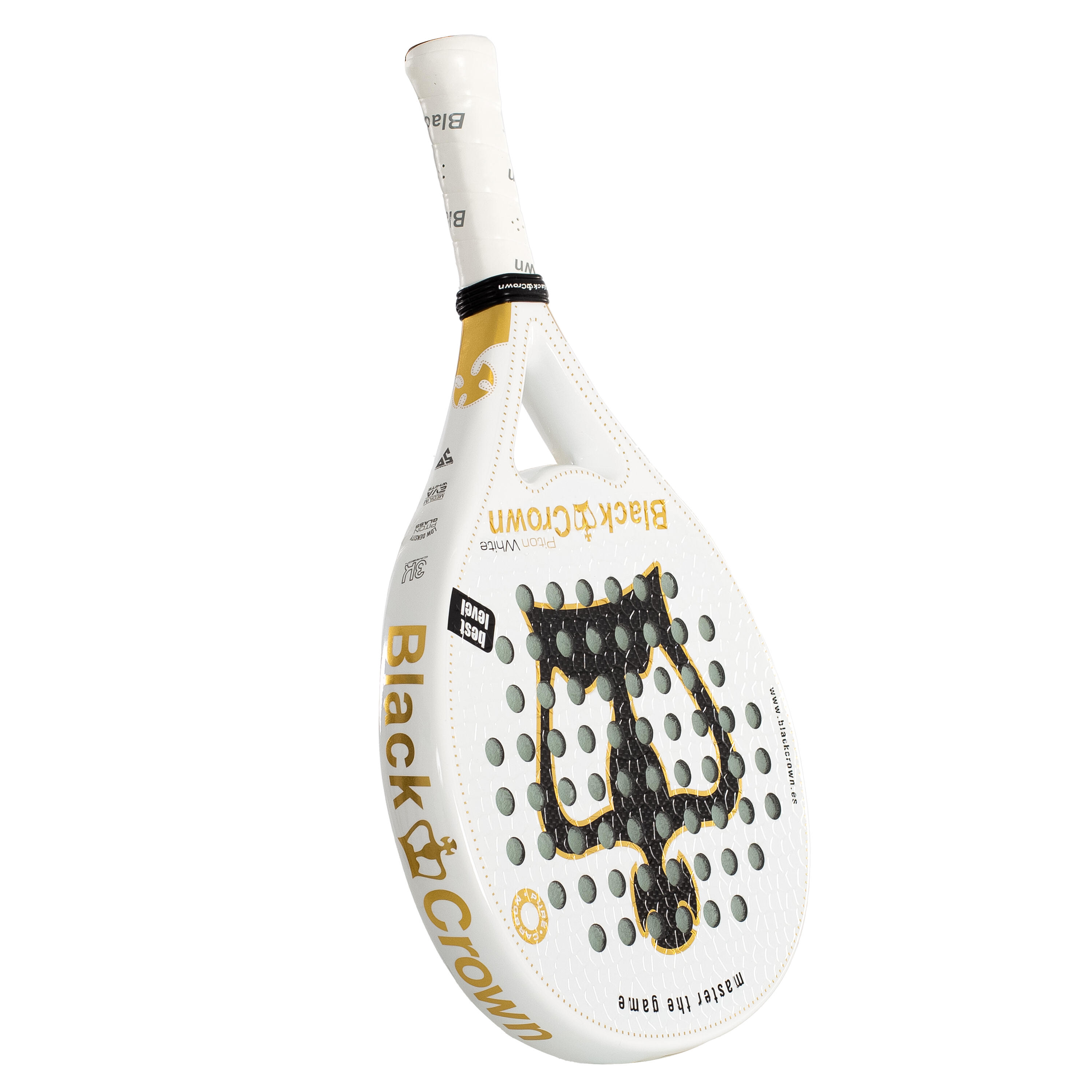 Black Crown Piton White | Raquete Padel Redonda 3K Carbono 355g Avançado 2/7