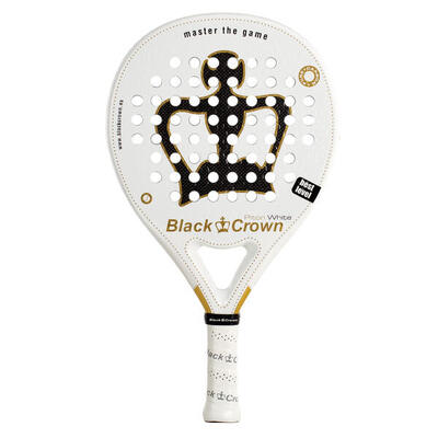 Black crown piton white | padelracket rond 3k carbon 355g gevorderd