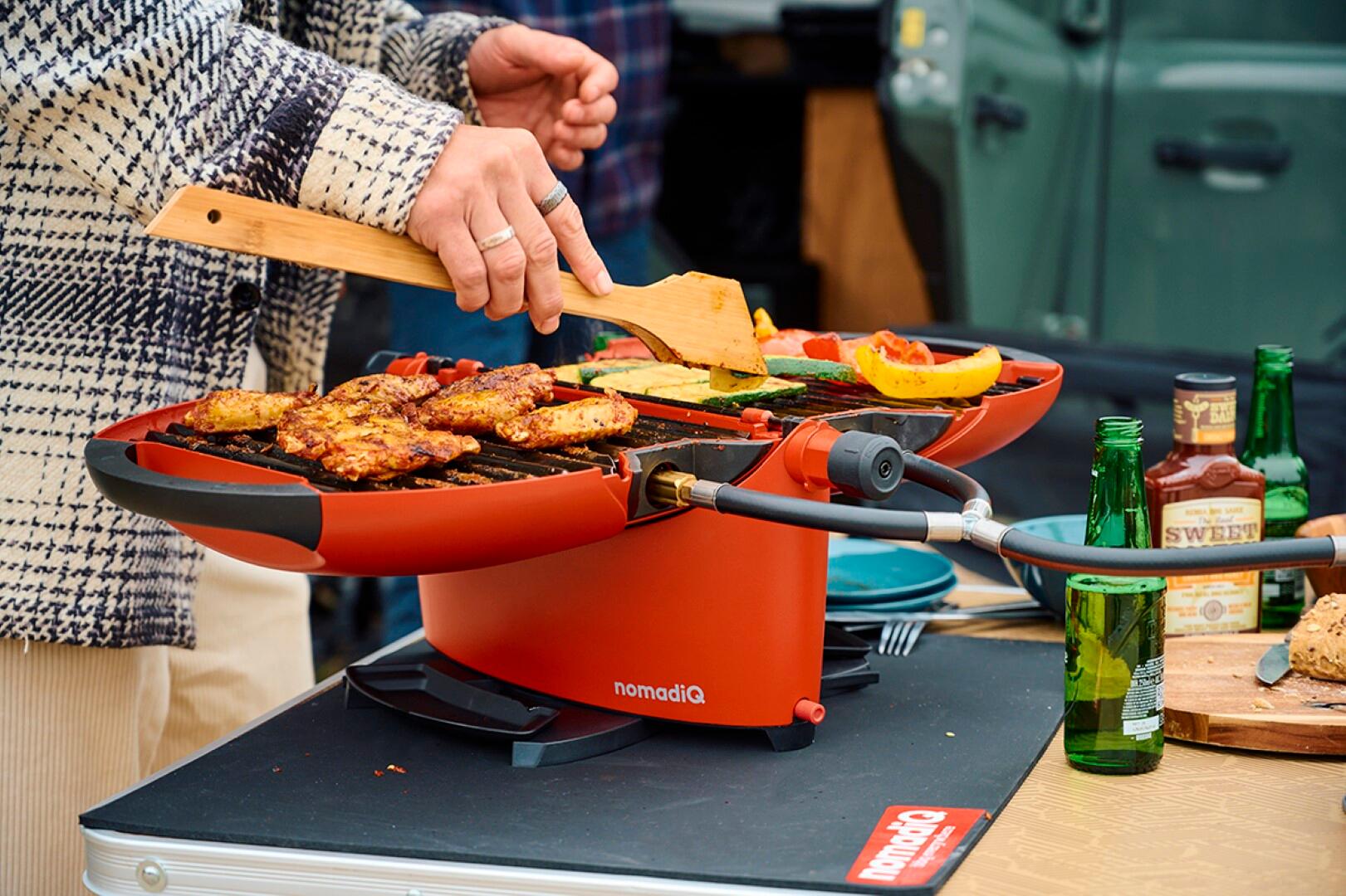 NomadiQ BBQ modèle 3.0 - Rouge Terre 7/7