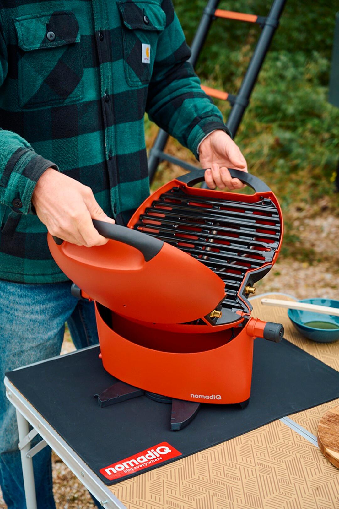 NomadiQ BBQ modèle 3.0 - Rouge Terre 5/7