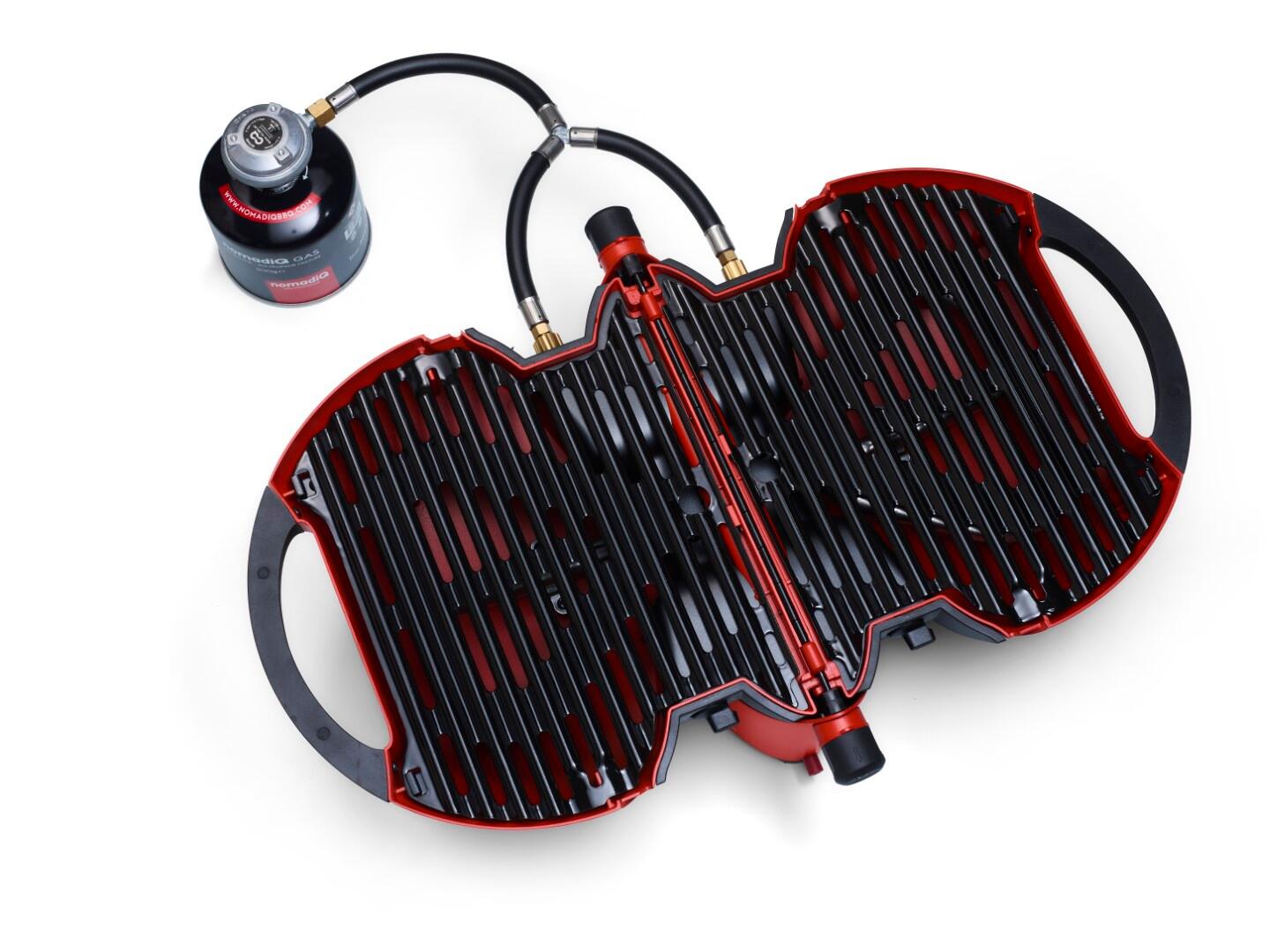 NomadiQ BBQ modèle 3.0 - Rouge Terre 4/7