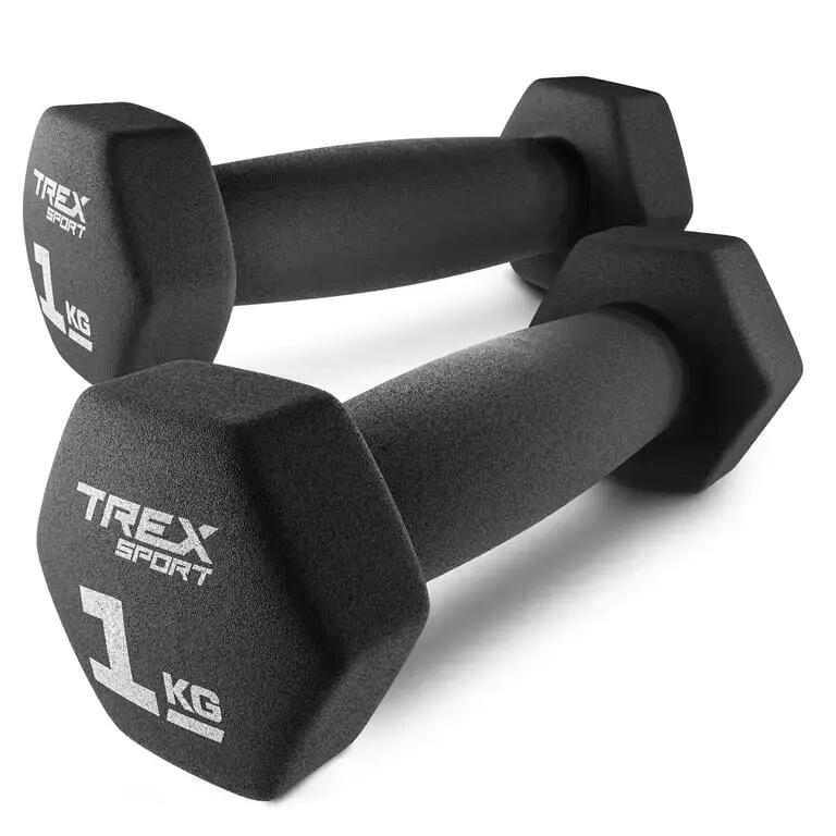 Комплект неопренови дъмбели TX-010VD 2×1 кг
