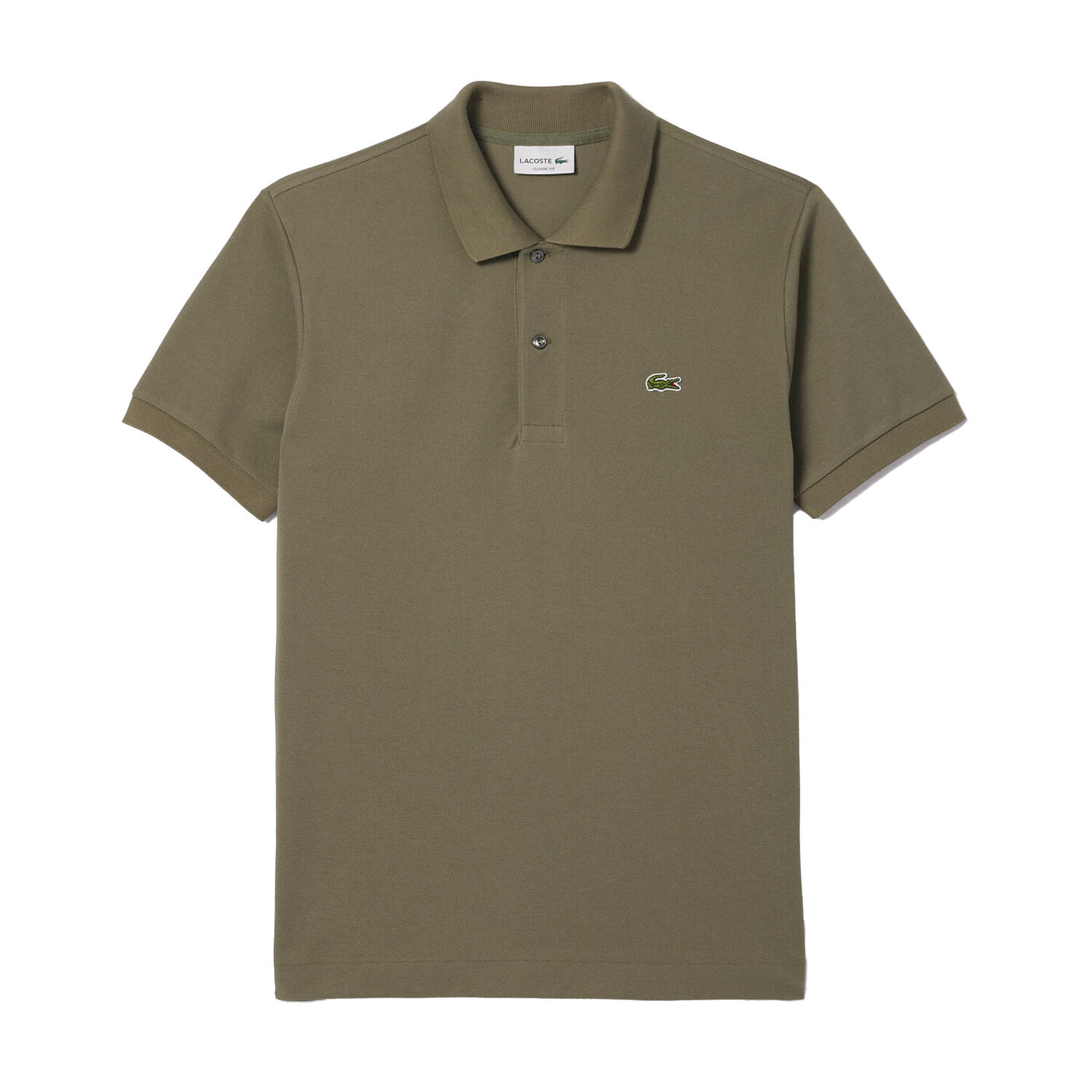 LACOSTE Unisex Adult L.12.12 Pique Slim Polo Shirt (Khaki Green)