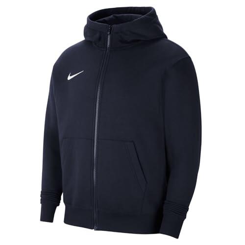 Felpa con cappuccio full zip junior ( fleece) nike blu 4/4