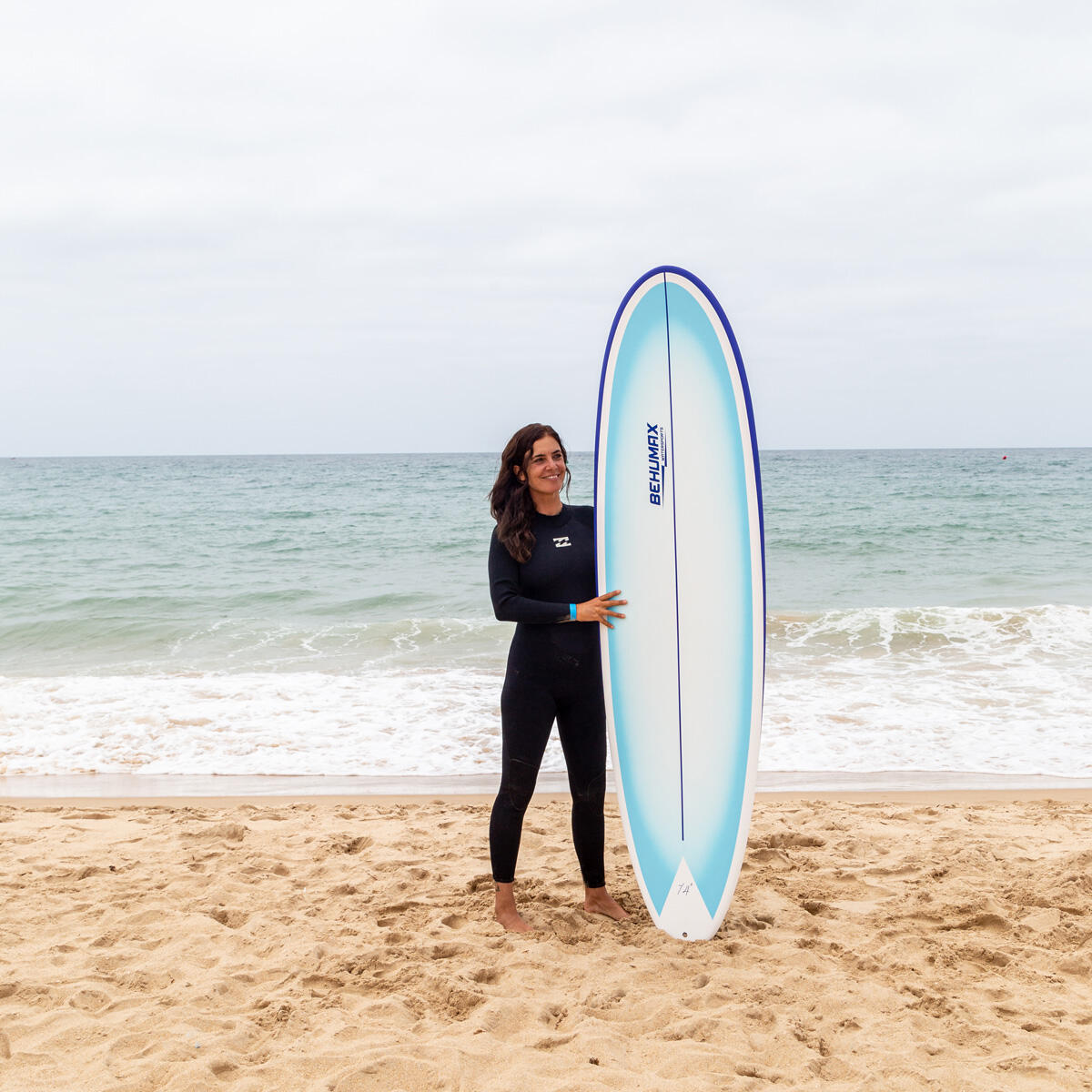 Prancha de surf curta Be Wave Spirit 7'4″ Behumax 4/5