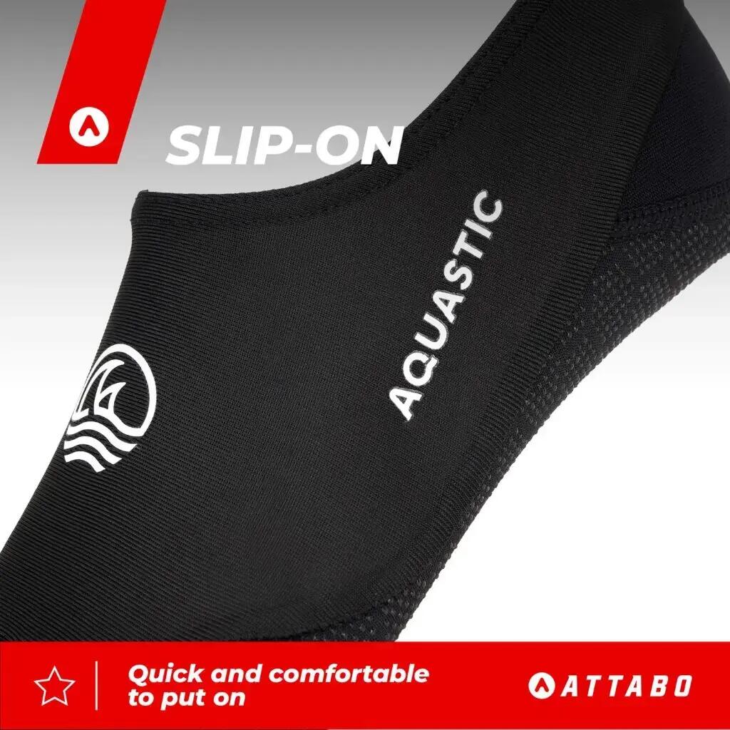 Skarpety basenowe AQUASTIC Seavie Anti-Slip neoprenowe do sportów wodnych 7/7