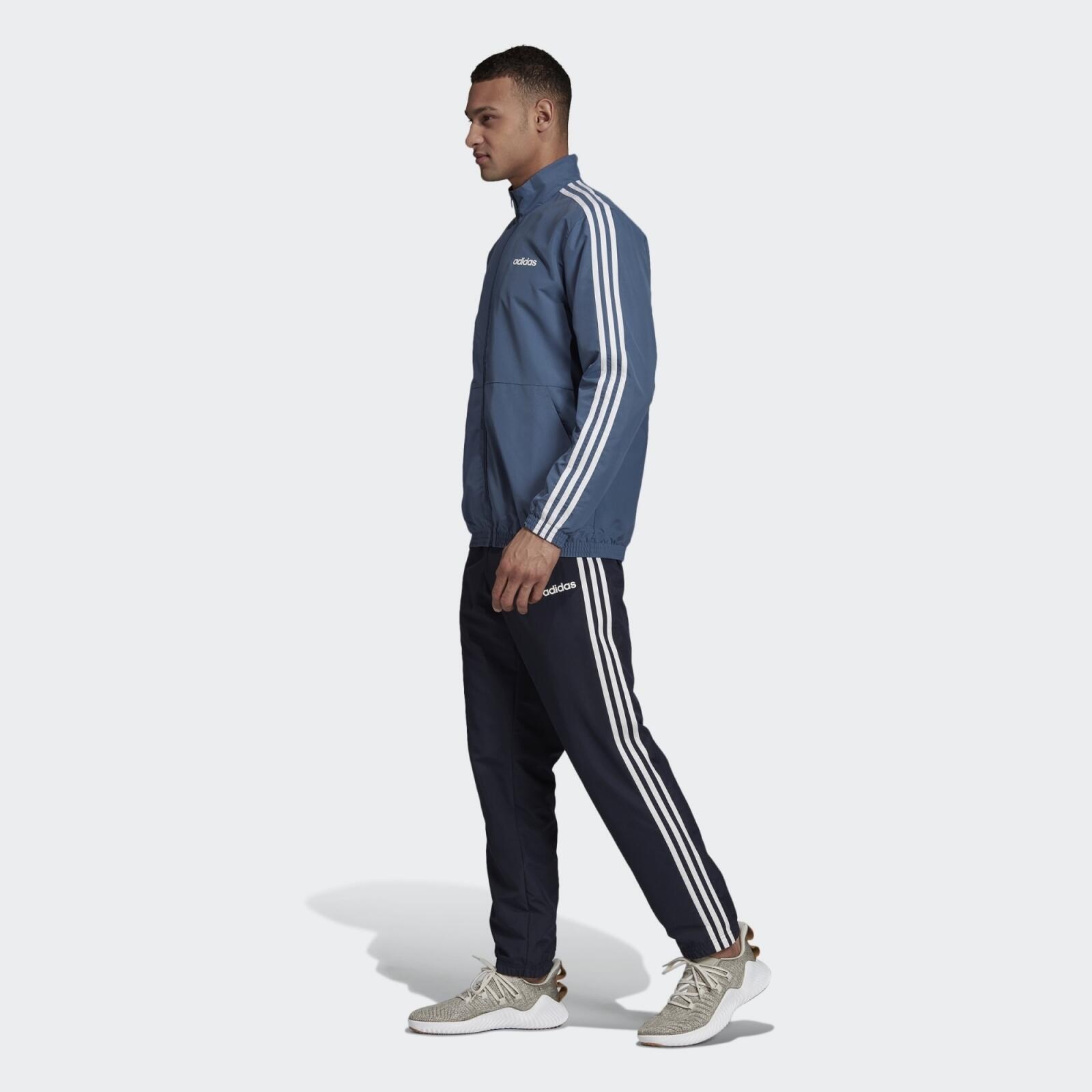 Dres adidas Woven Cuffed, Niebieski, Mężczyźni 3/4