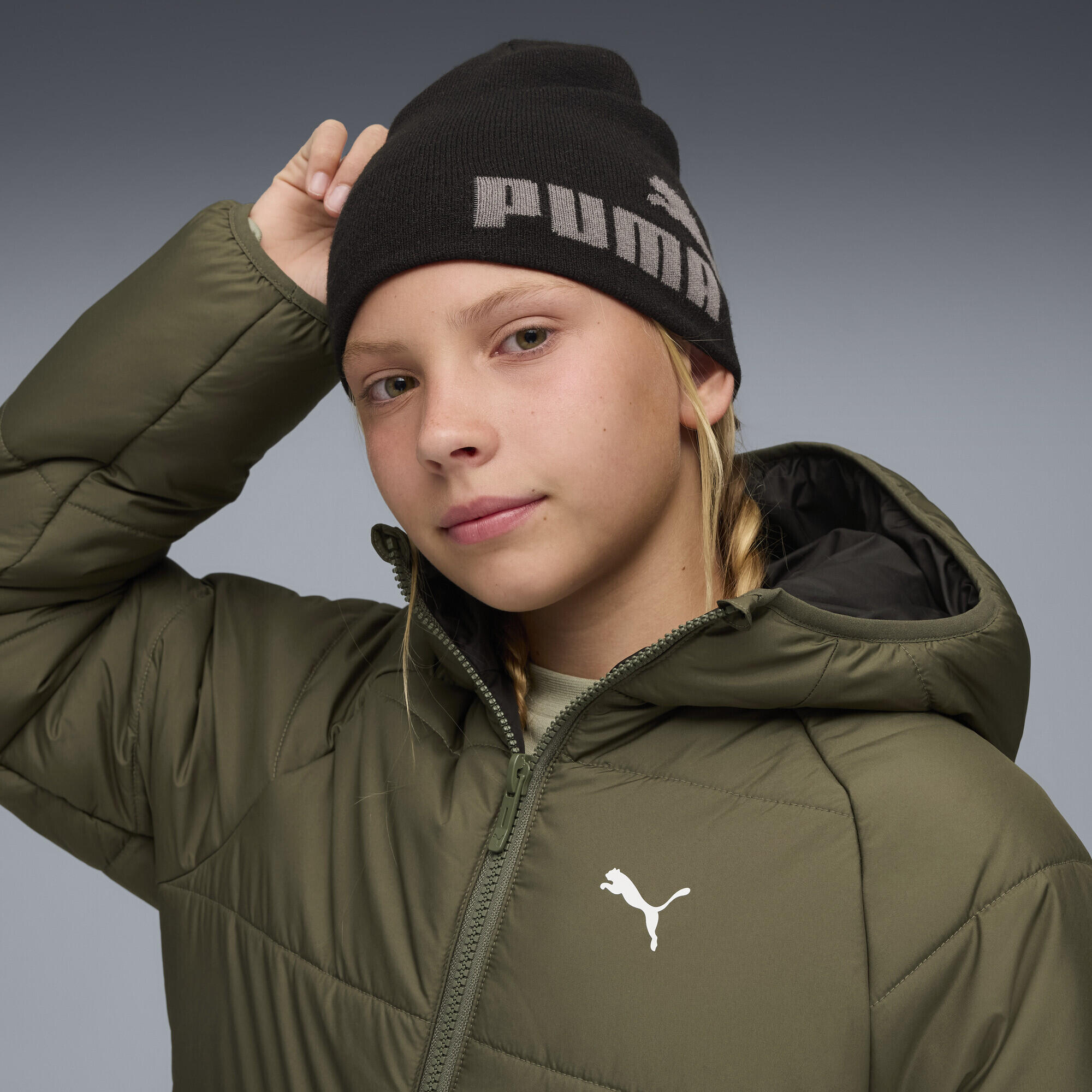 Bonnet sans revers à couronne mi-haute Essentials Enfant et Adolescent PUMA 2/4