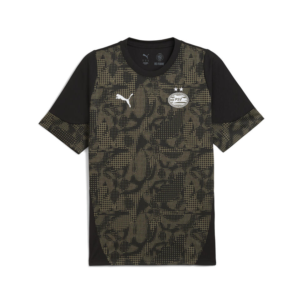 Męska koszulka treningowa PSV Eindhoven PUMA Black Loden Green