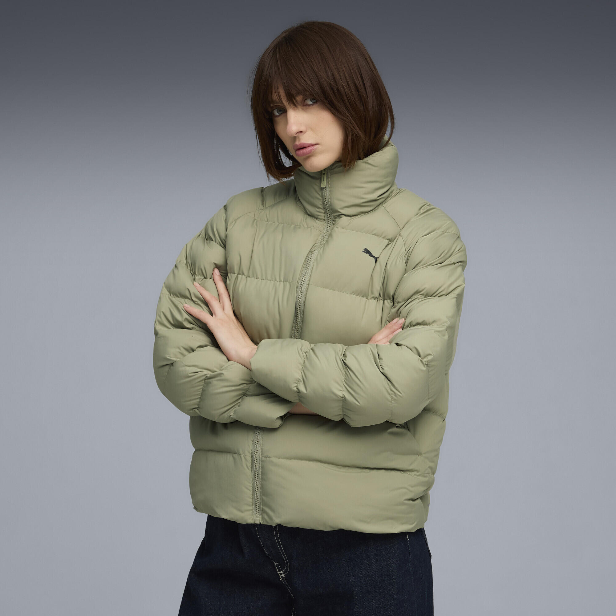 Damska kurtka Mono PUMA Lux Army Green