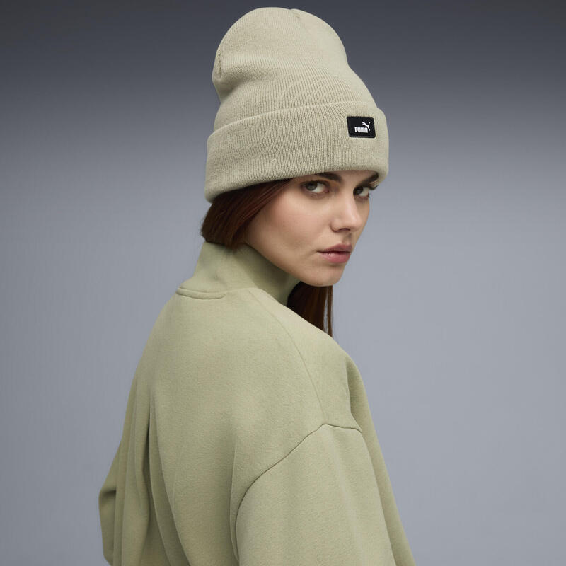 Czapka średniej głębokości Essentials PUMA Lux Army Green