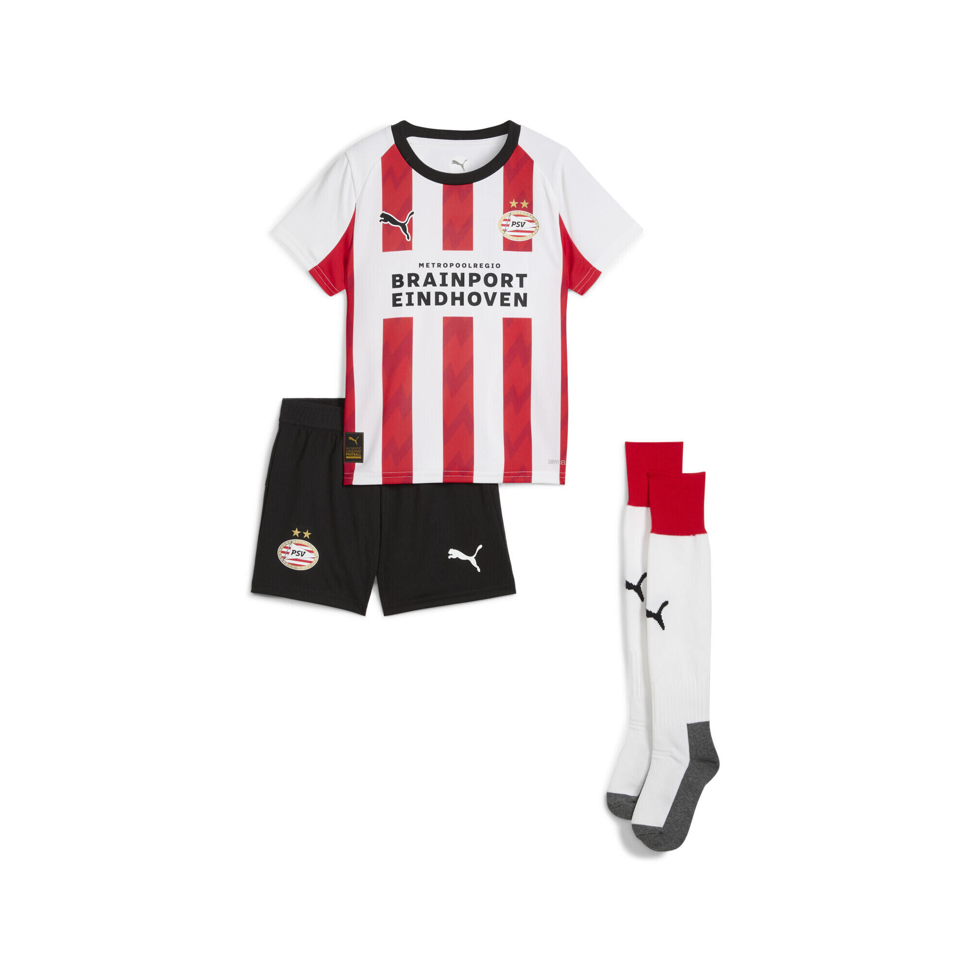 PUMA PSV Eindhoven 25/26 Heimtrikot-Minikit Kinder PUMA For All Time Red White