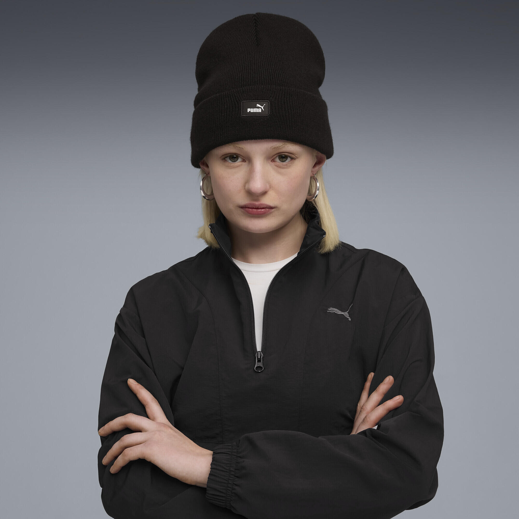 Essentials beanie met middelhoge kroon PUMA 2/3