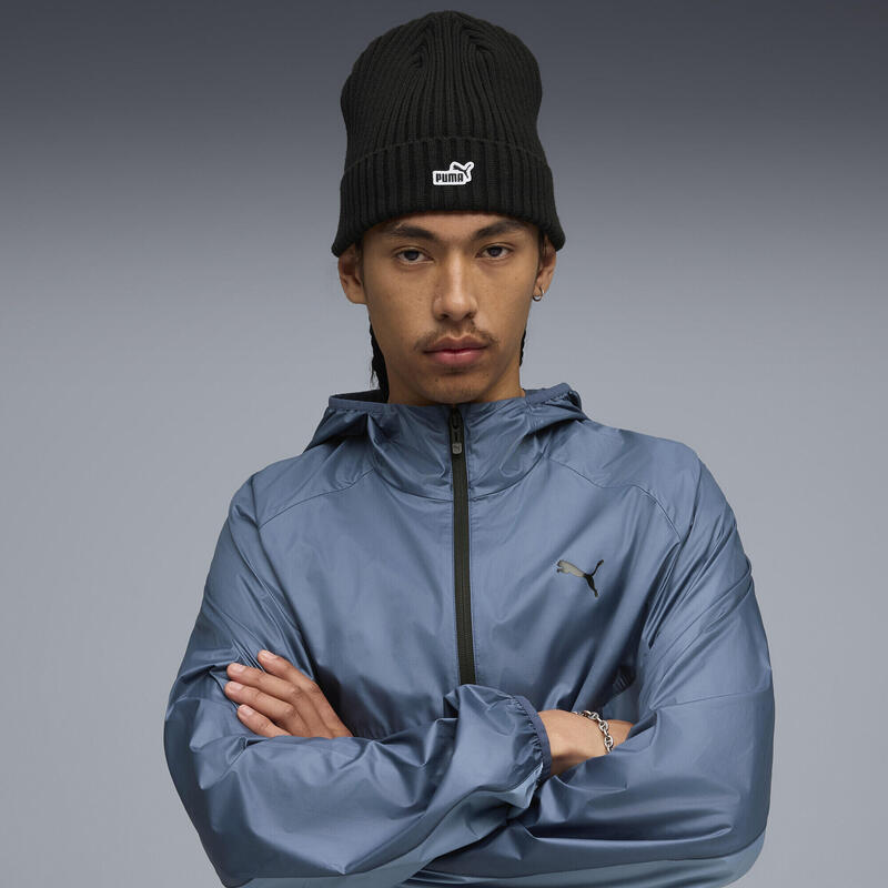 Czapka średniej głębokości Essentials z naszywką PUMA Black