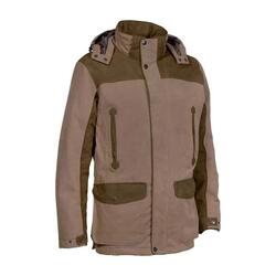 Veste Rambouillet imperméable polyester bicolore marron S à 4XL