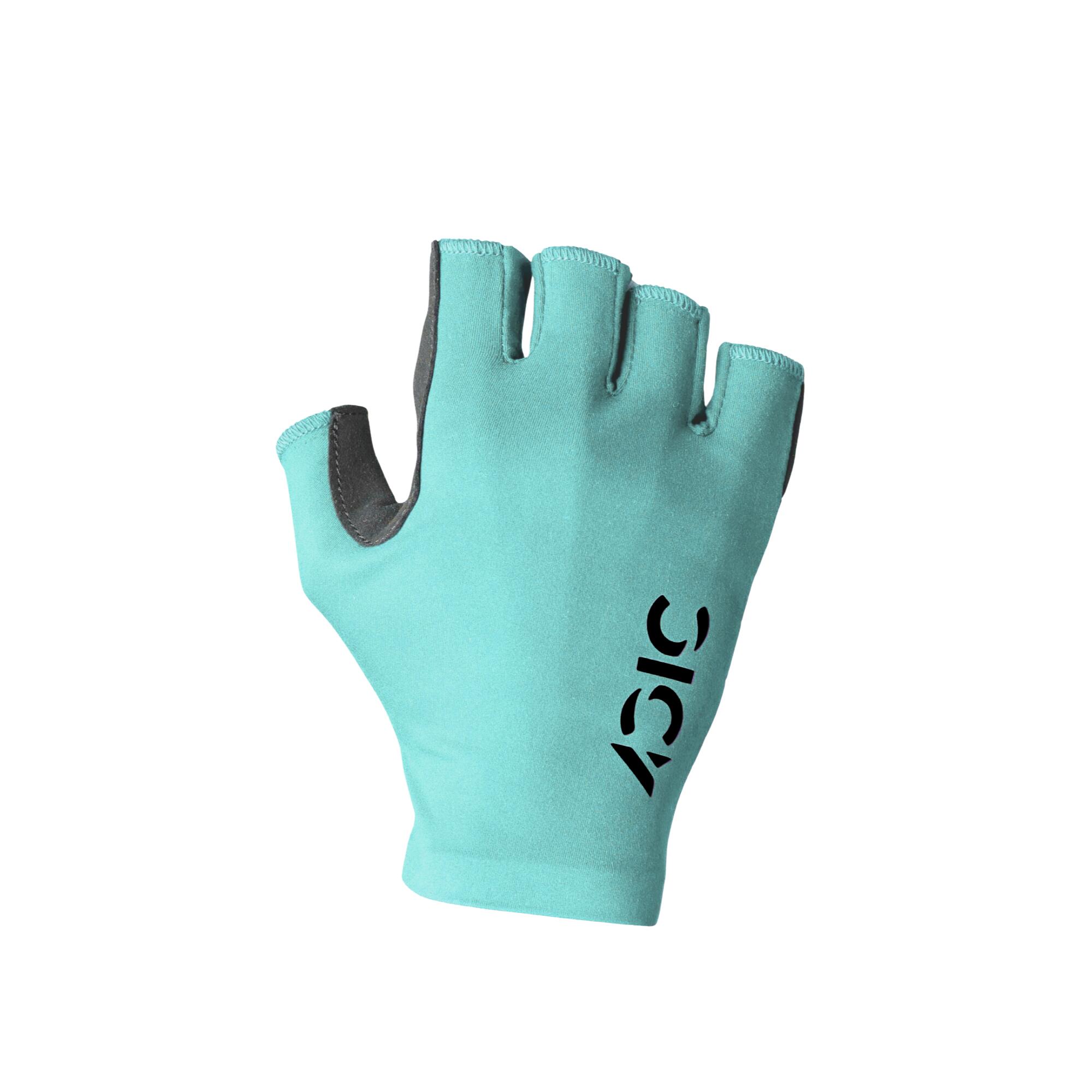 Luvas de ciclismo turquesa