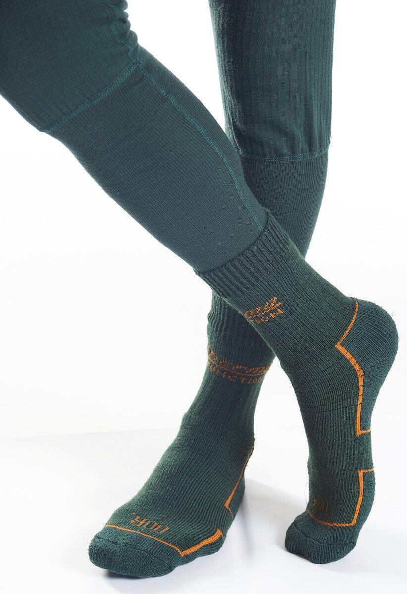 Thermo Function Ansitzsocke "Winnipeg" Jagdsocken oliv grün warm bis -25°C 4/7