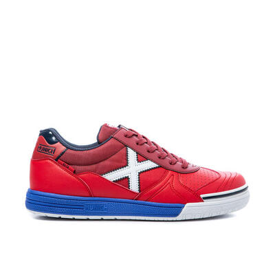 Zapatilla de fútbol sala MUNICH G3 Indoor rojo