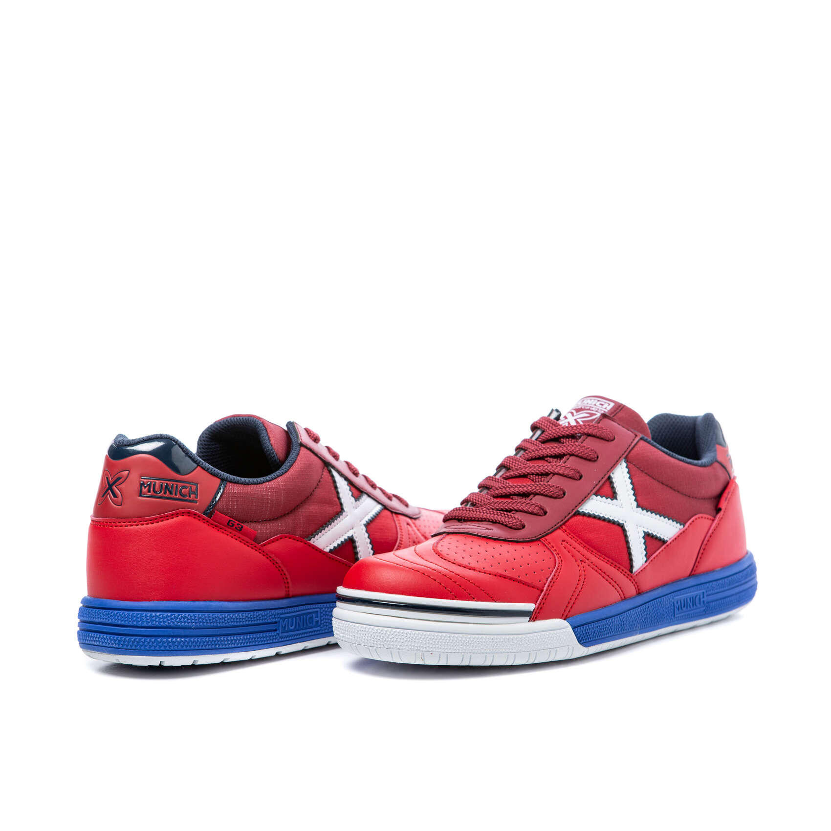 Zapatilla de fútbol sala MUNICH G3 Indoor rojo 2/5
