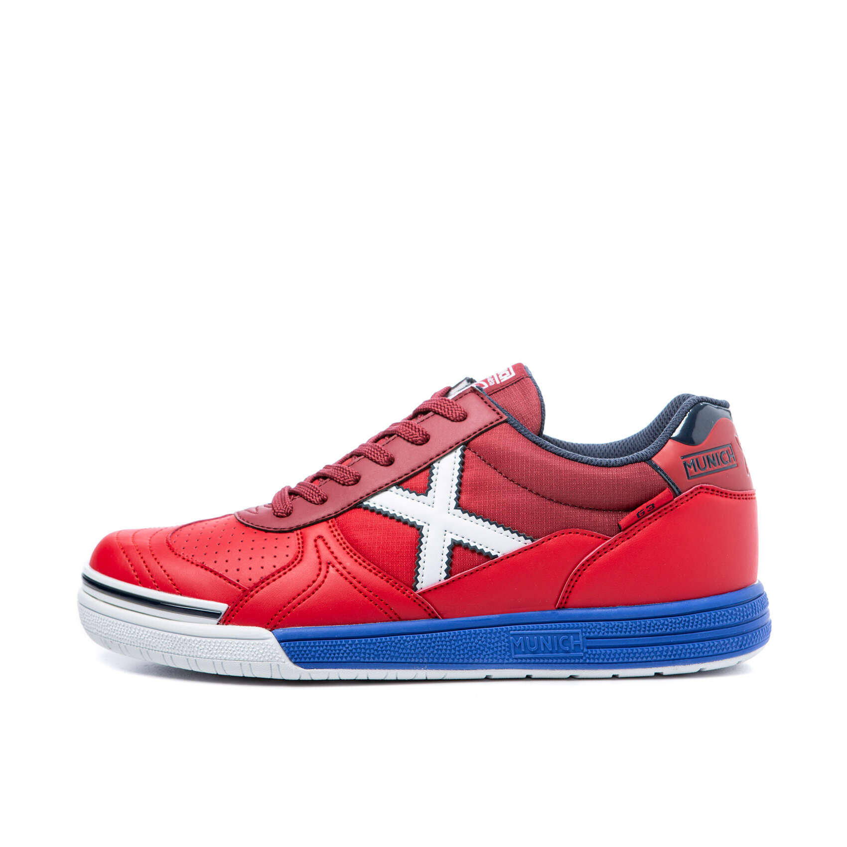 Zapatilla de fútbol sala MUNICH G3 Indoor rojo 4/5