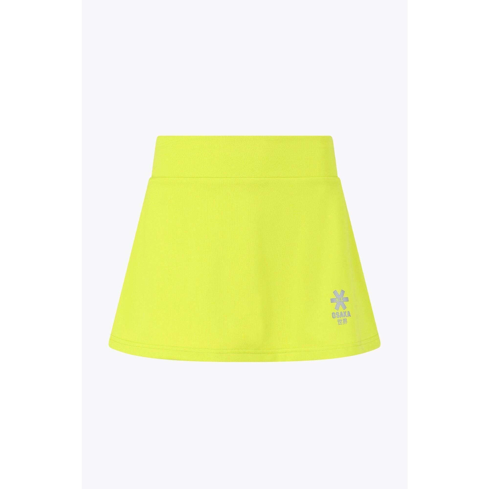 Osaka - Jupe-short Volantée Osaka Pour Femmes | Chaux Acide - Jupe De Hockey - Jaune - Decathlon