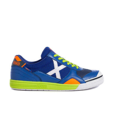 Zapatilla de futbol sala MUNICH Gresca azul