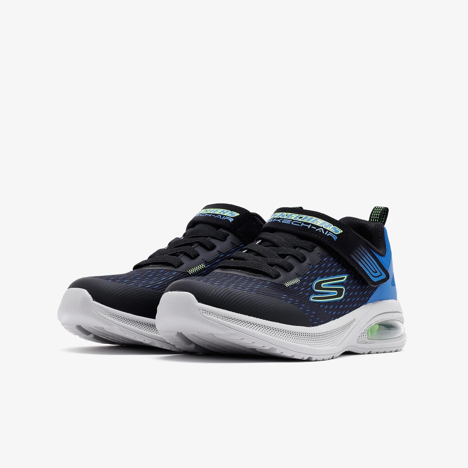 Zapatillas de Running Niño Skechers Microspec Max Advance-Squad 404105L-BBLM Neg 3/7