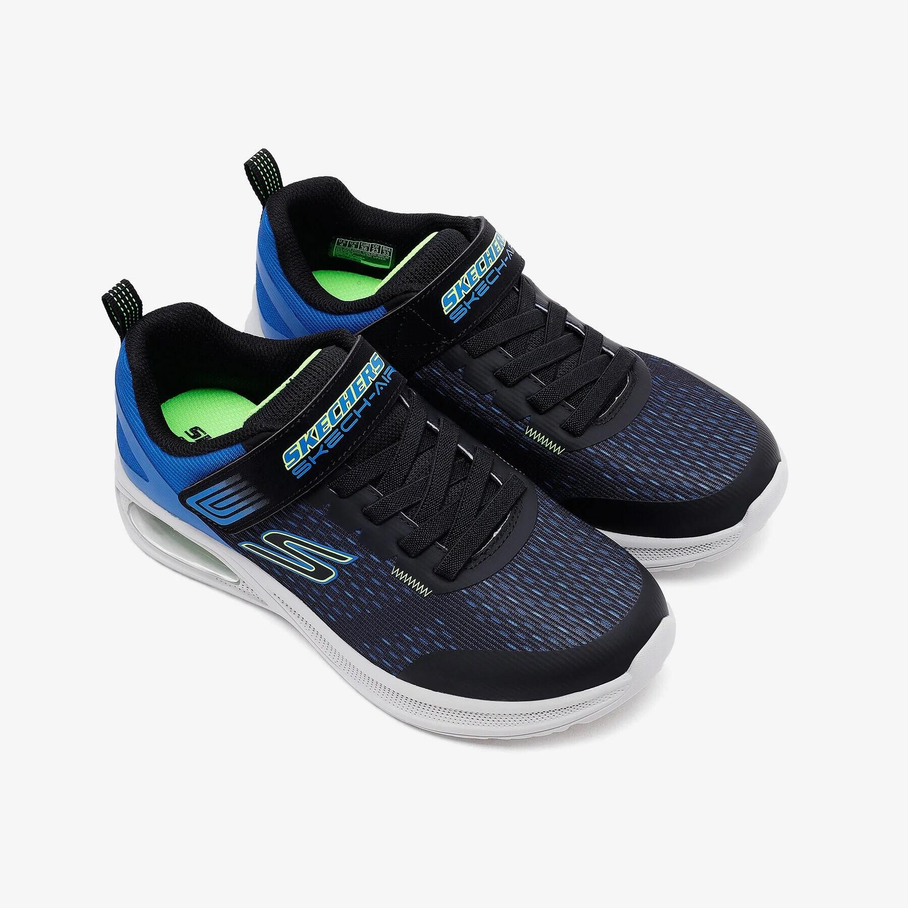 Zapatillas de Running Niño Skechers Microspec Max Advance-Squad 404105L-BBLM Neg 2/7