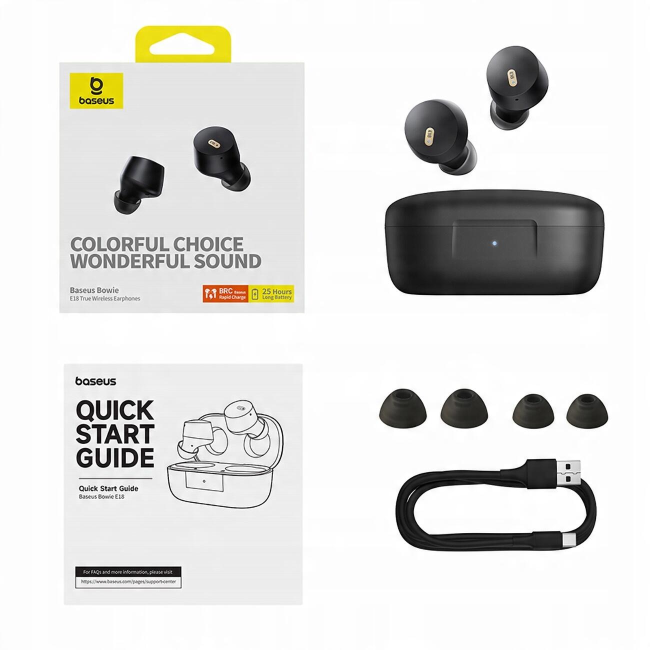 Auriculares com microfone Baseus A00023800123-00 Bluetooth 6/7