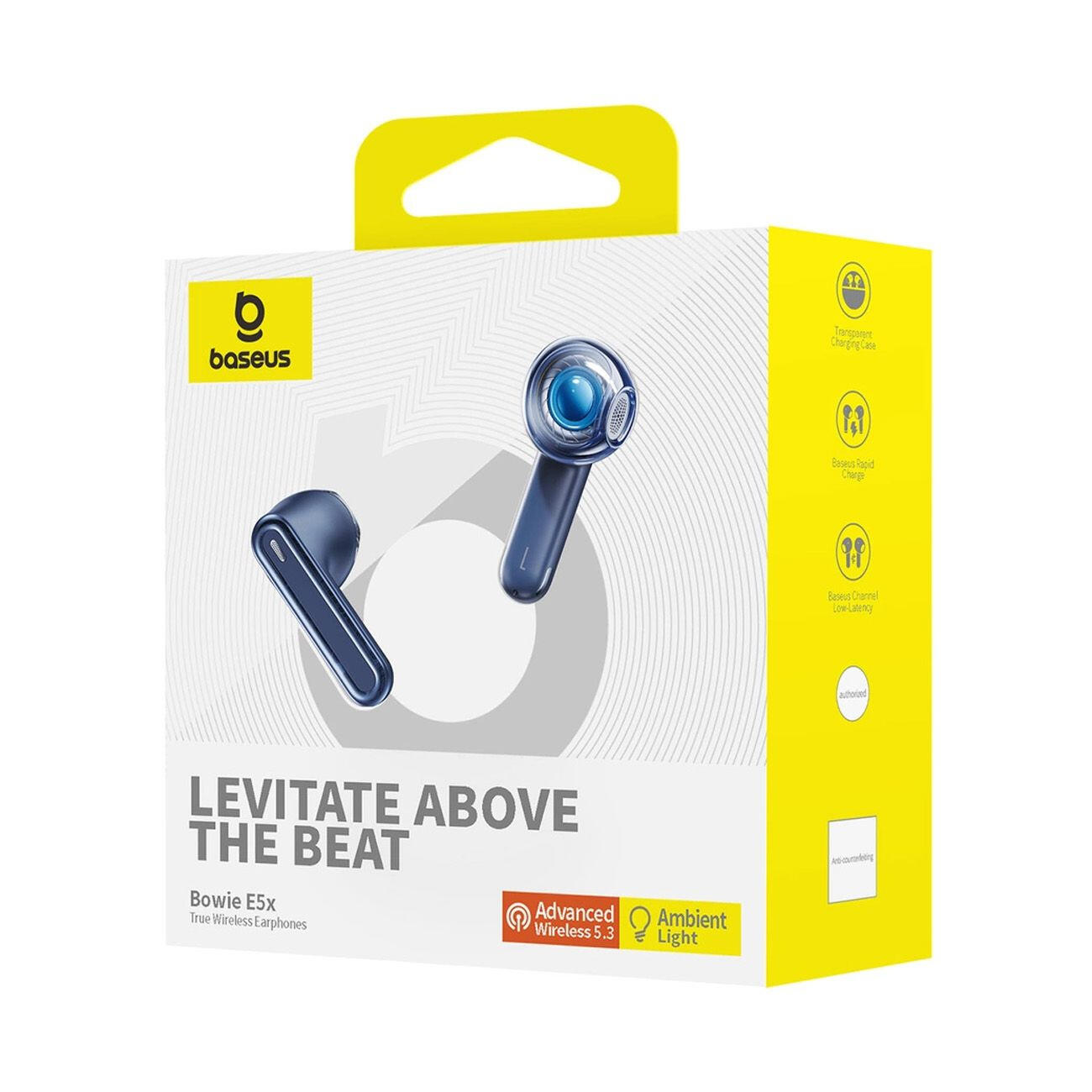 Auricolari Wireless con Custodia di Ricarica Baseus Bowie E5X Azzurro 7/7