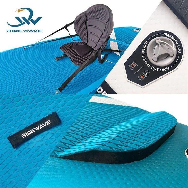 Deska SUP RIDEWAVE Allround 11'0 335 cm z wiosłem na jeziora i wycieczki 3/5