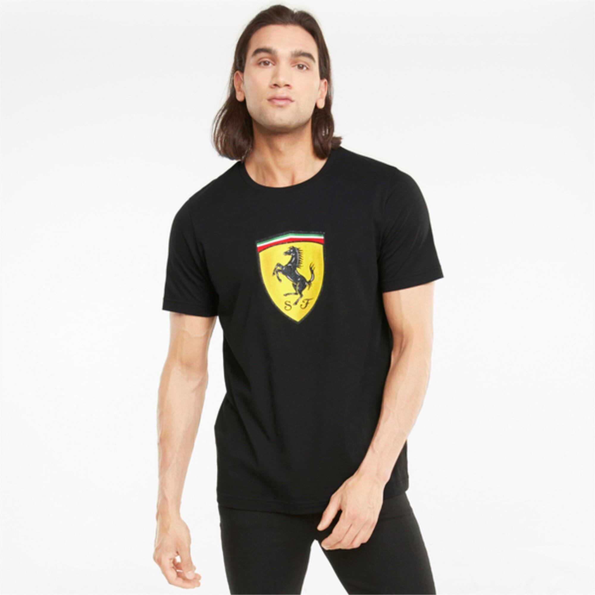 t‑shirt masculinos Puma Ferrari Race Co B Shieldtee 3/6
