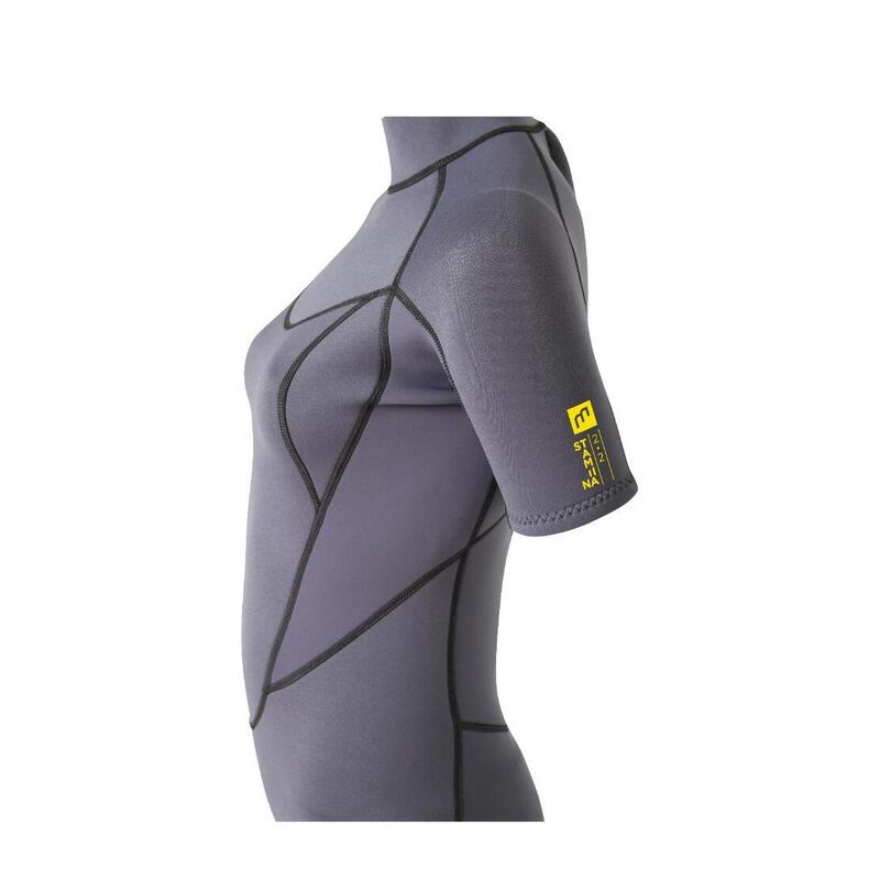 2/2 Stamiina - Zip Dos S/S Combinaison Shorty Surf Femme