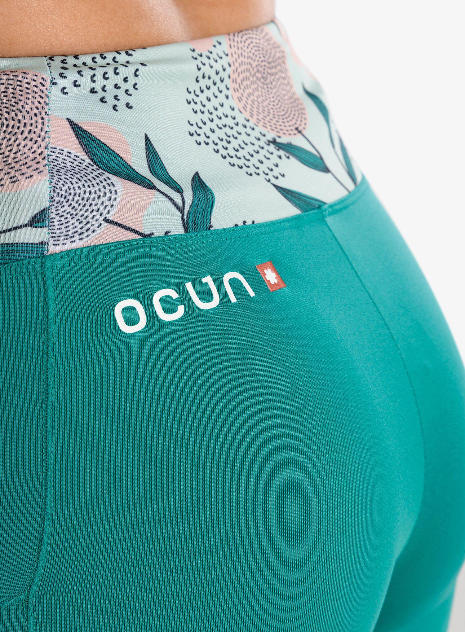 Legging femme Ocun Rhea 3/4 green 6/6