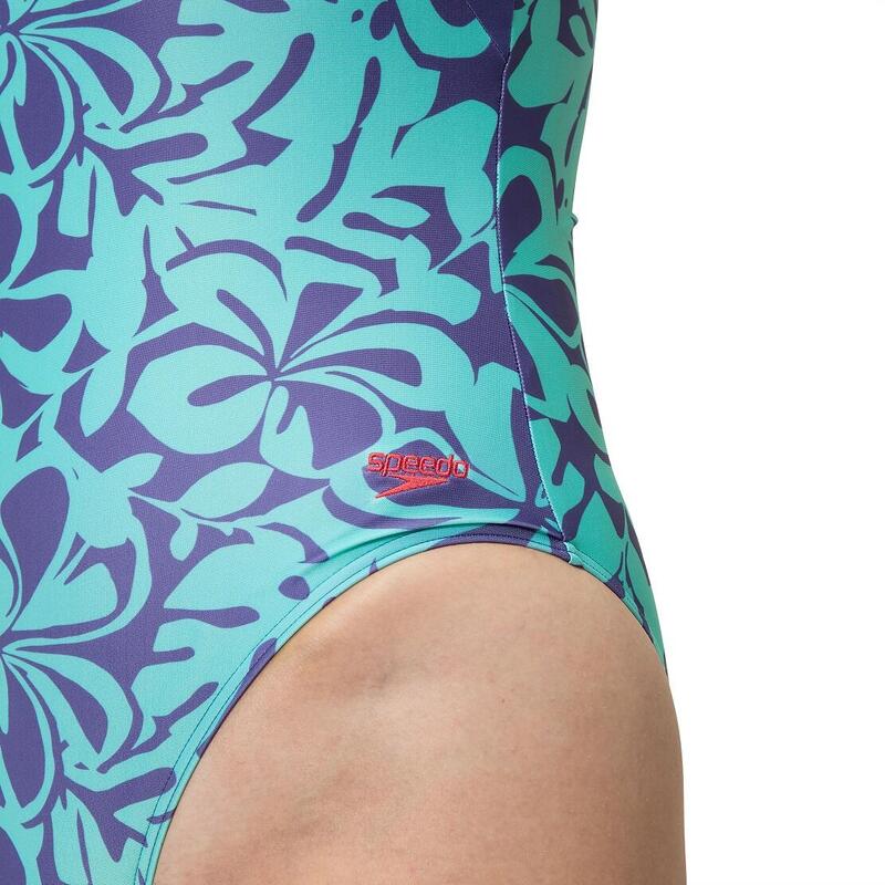 Costum inot femei Speedo ALV asimetric, albastru