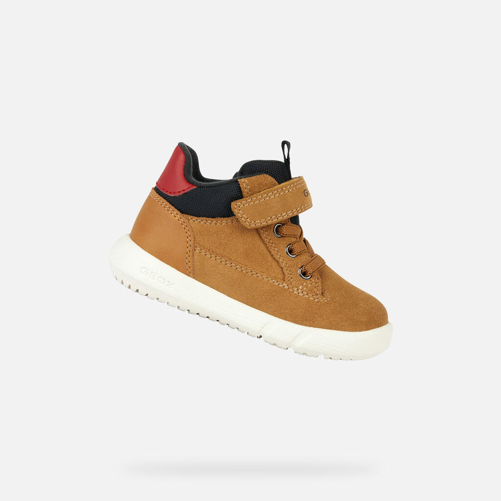 Geox - Bottines Bébé Garçon B Hyroo Boy Jaune Foncé/noir - Baskets - Jaune|marron|noir - Decathlon