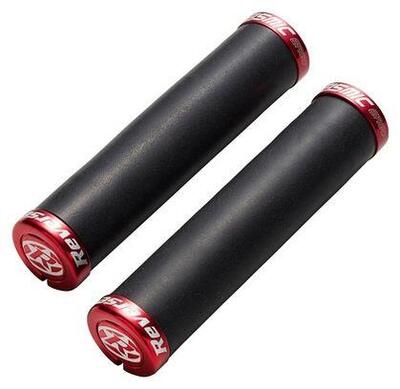 Paar reverse seismic-ergo handvatten ø32mm zwart rood