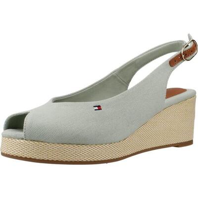 Sandalen tommy hilfiger model fw0fw08595 kleur groen