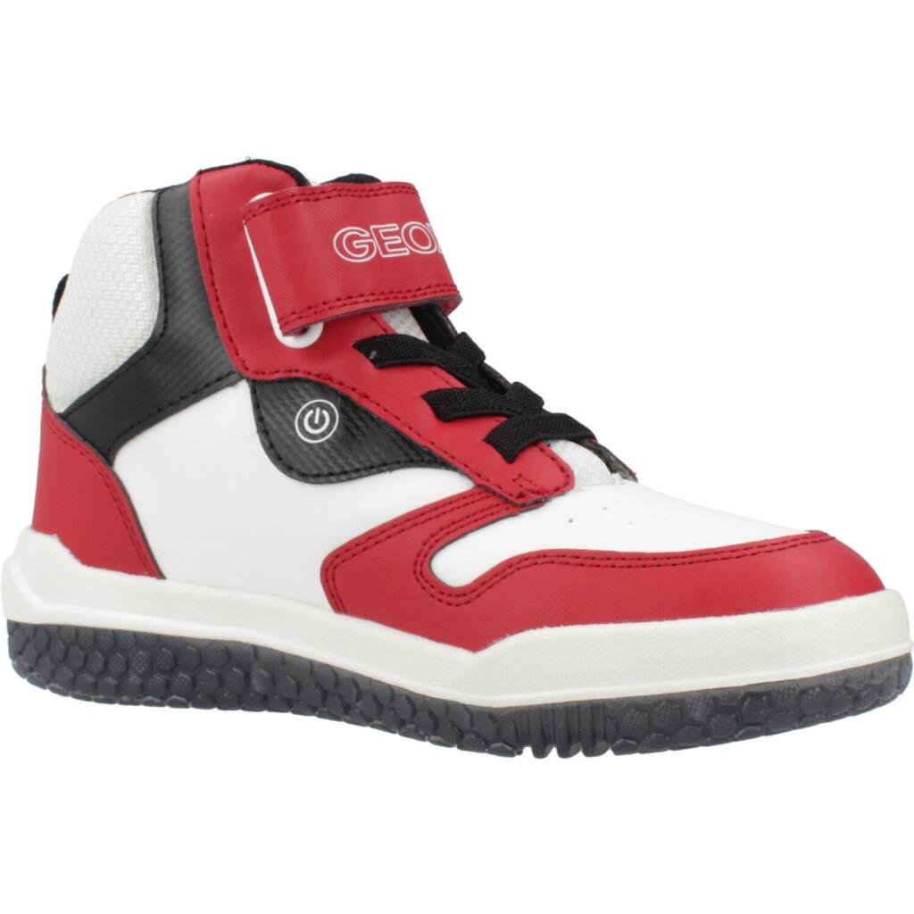 Ténis Geox Modelo J Buzzerlight Boy Cor Vermelho 5/5