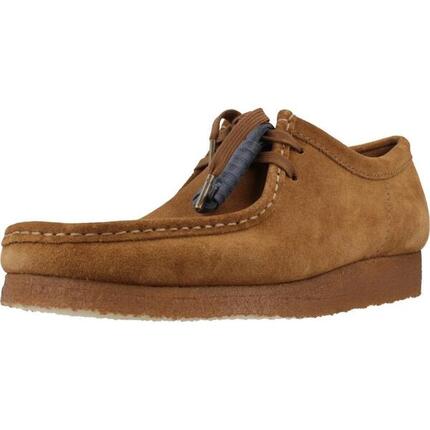 Baskets Clarks Modèle Wallabee Couleur Marron