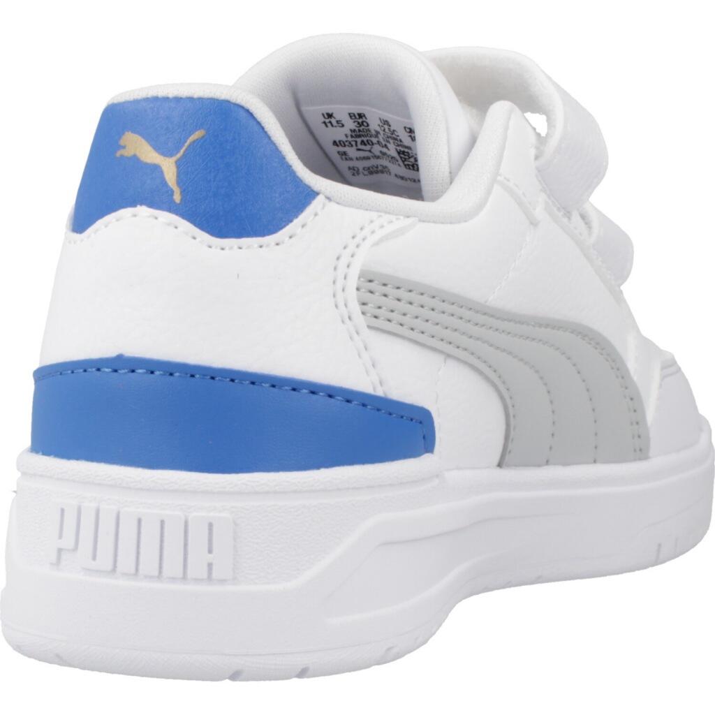 Ténis Puma Modelo Shuffle Downtown Lo V Ps Cor Branco 3/5