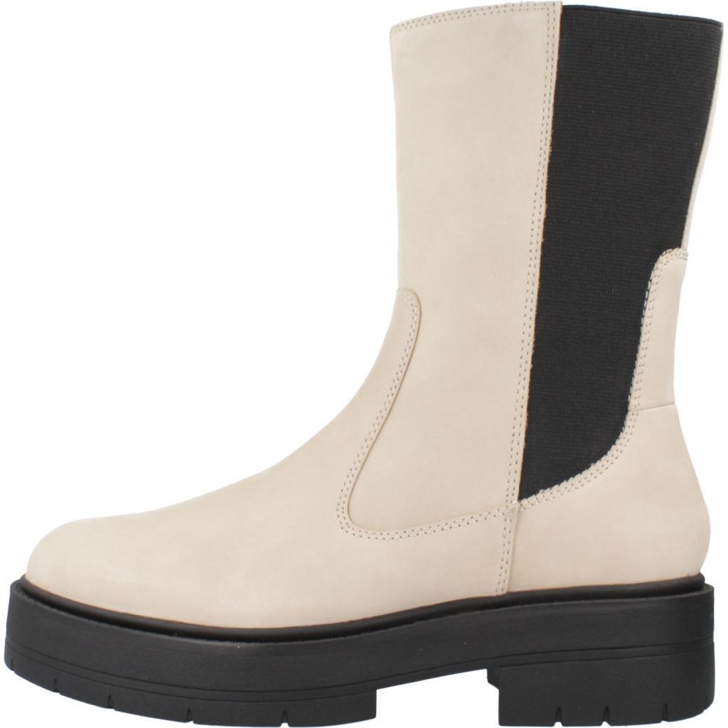 Bottines Beige/Noir Femme Geox Spherica 2/7