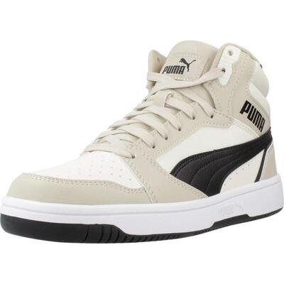 Sneakers puma model rebound v6 mid jr kleur beige