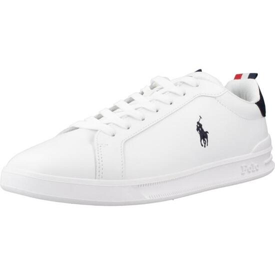 Baskets Polo Ralph Lauren Modèle Hrt Ct Ii Couleur Blanc